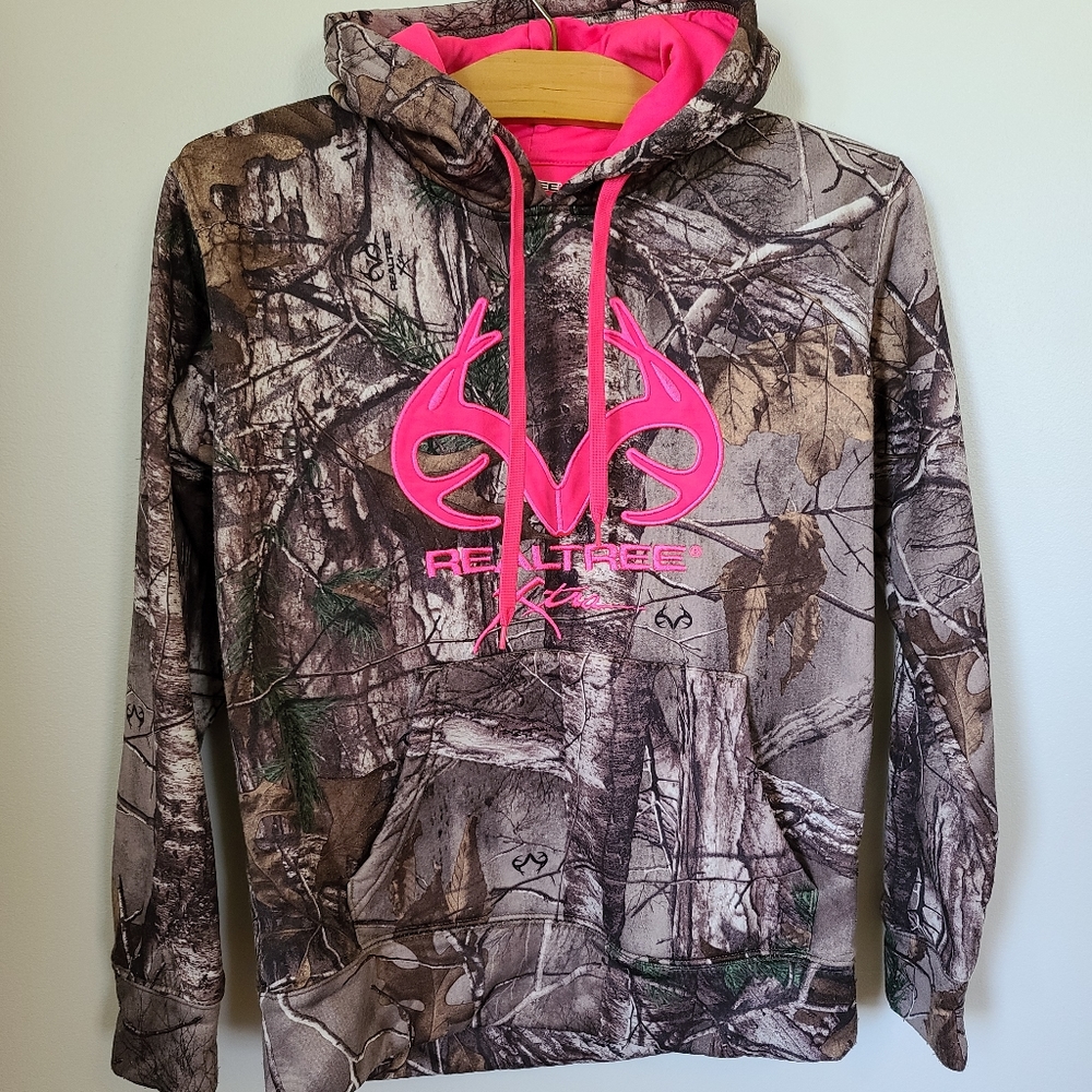 Women's Realtek pink and came Hoodie
